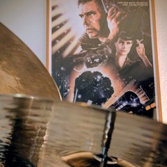 Bladerunner Theme BUT only with handplayed drums bass and guitar