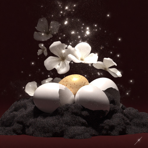 everyday (10-20-25) floating on eggshells
