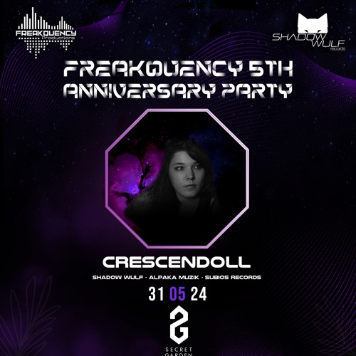 CRESCENDOLL @ FREAKQUENCY's 5TH ANNIVERSARY PARTY AT THE SECRET GARDEN, GUATEMALA