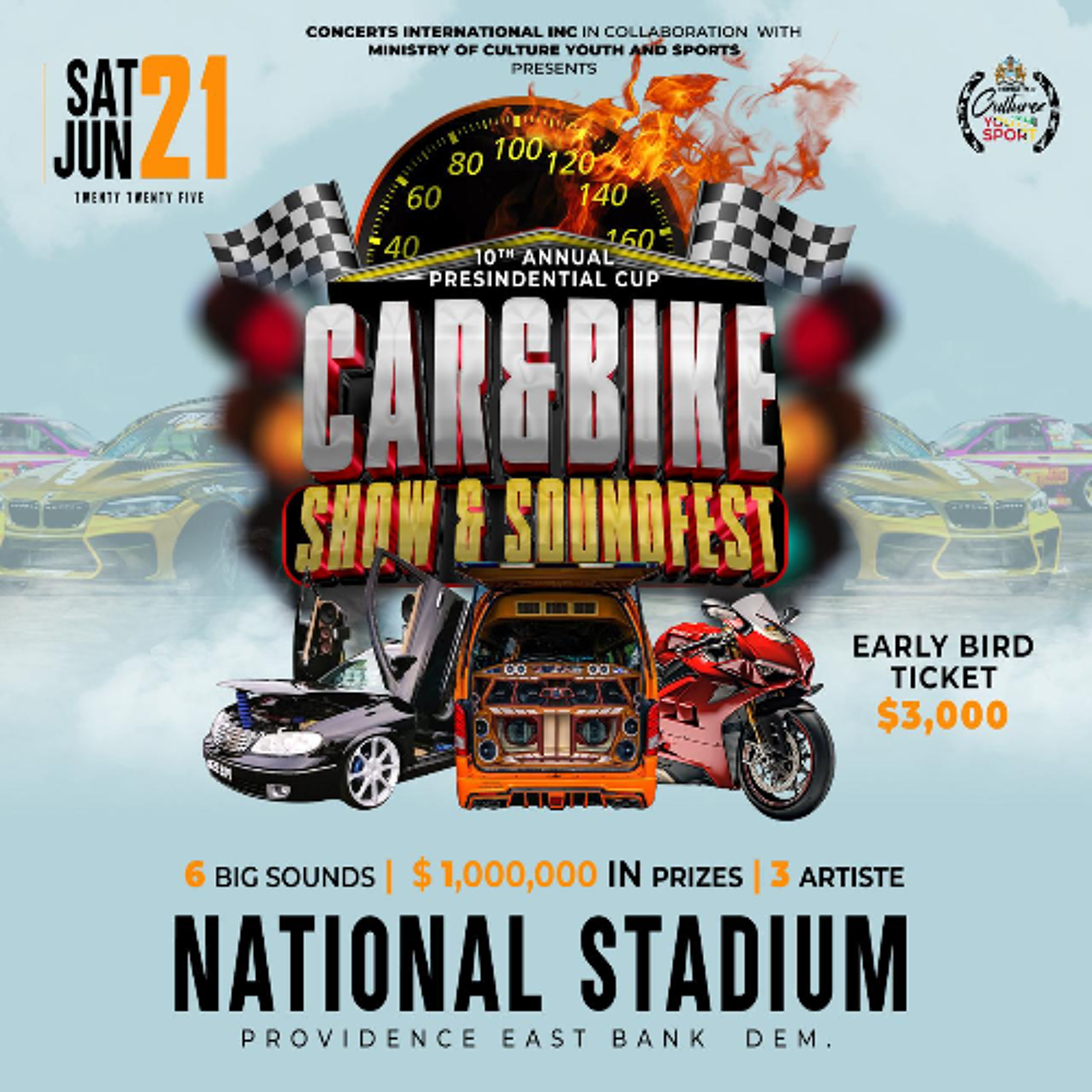 PRESIDENTIAL CUP CAR & BIKE SHOW PROMO UPDATE BY BIGPAPA & DJ DARRY
