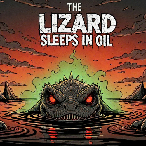 The Lizard Sleeps in Oil