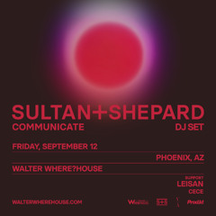 Opening Set For Sultan & Shepard at Walter Where?House