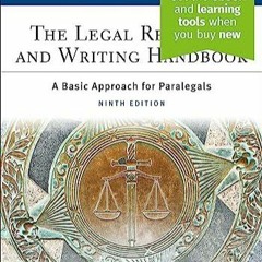 PDF The Legal Research and Writing Handbook: A Basic Approach for Paralegals 9E