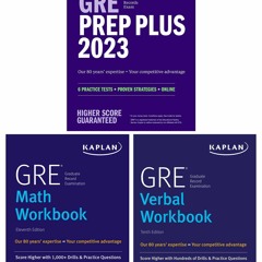 (PDF/ePub) GRE Complete 2023, 3-Book Set Includes 6 Practice Tests, 2500+ Practice Questions + 1 Yea