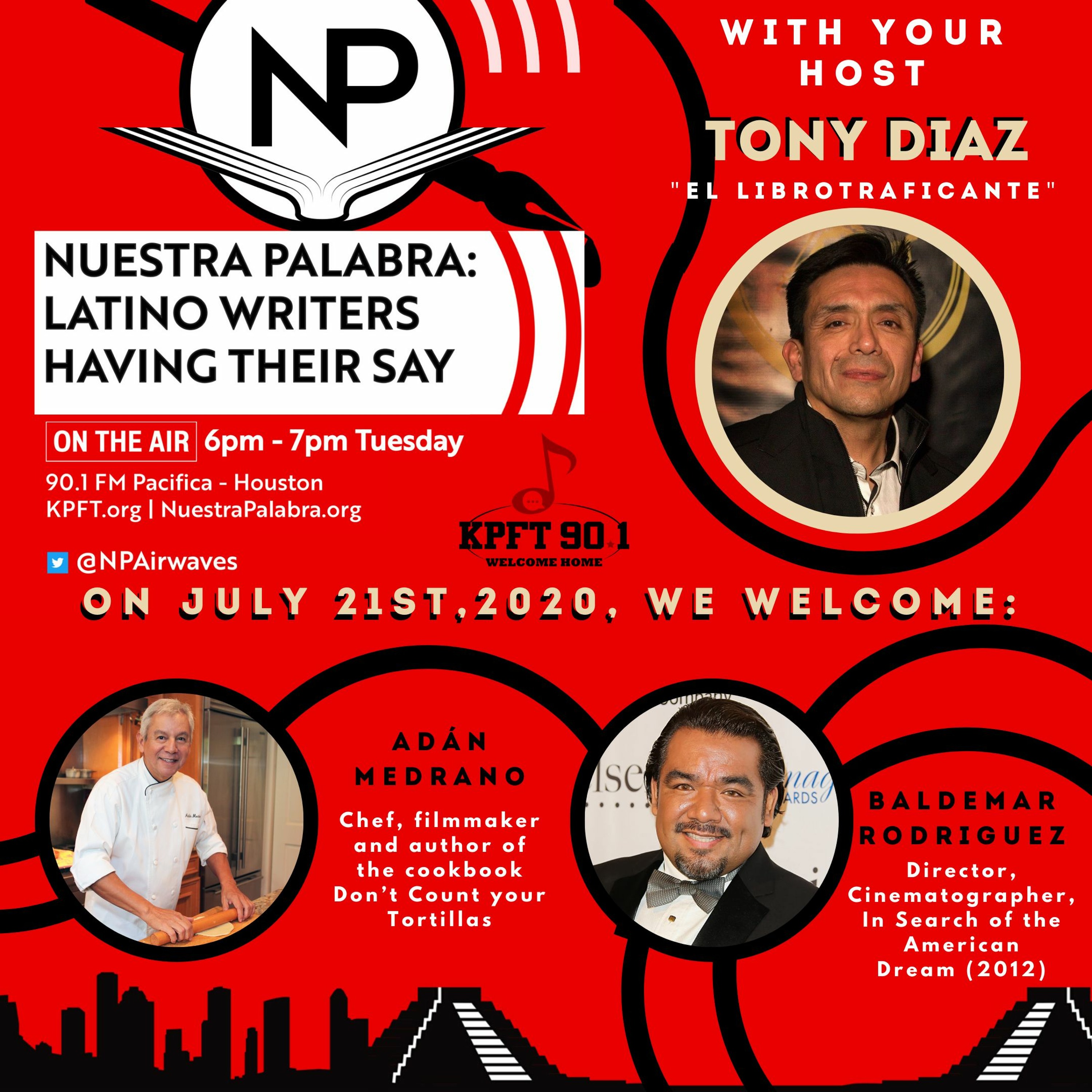 Nuestra Palabra: Latino Writers Have Their Say w/ Tony Diaz