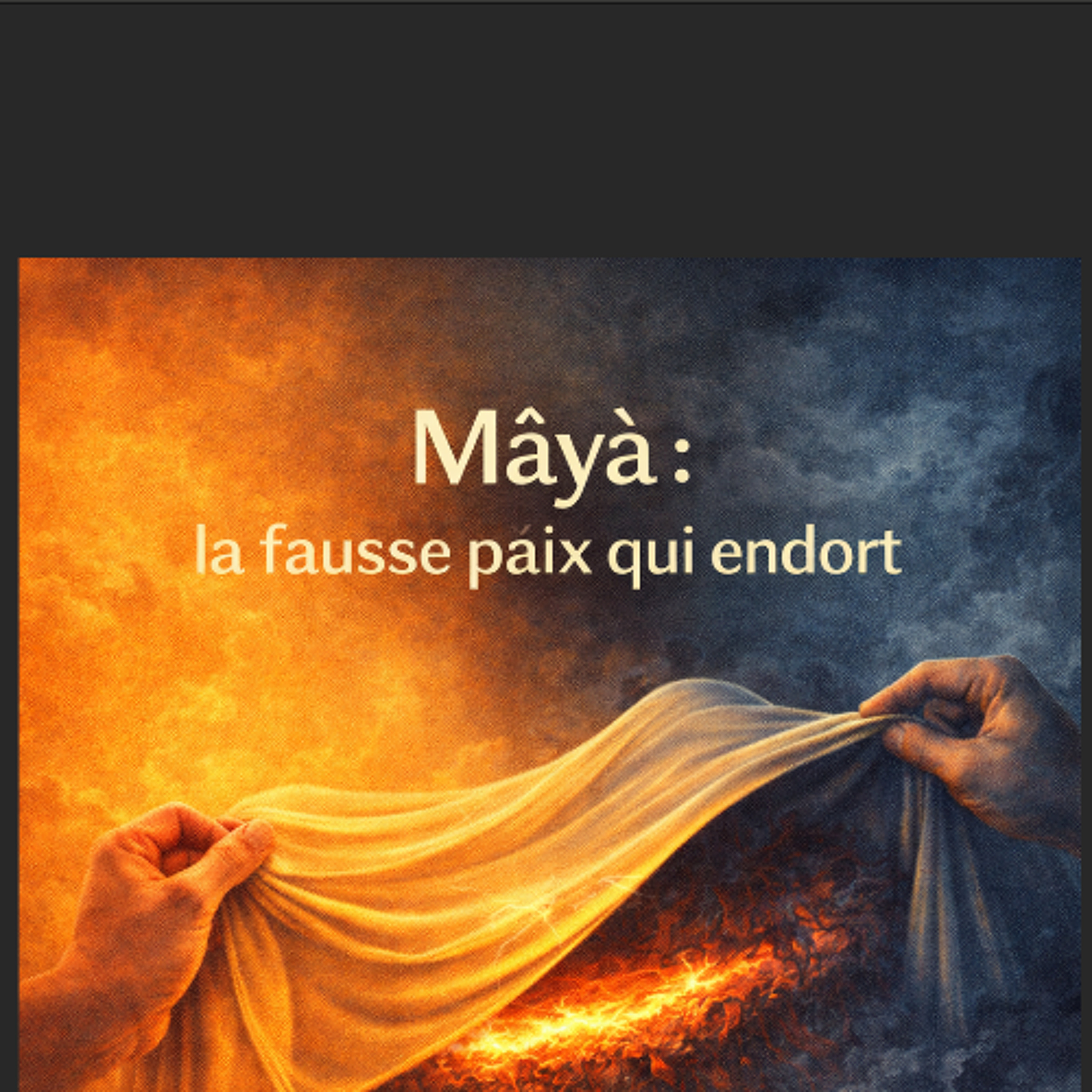 TROUVEZ LA FOI EN VOUS AVEC VIVEKANANDA - Mâyâ - la fausse paix qui endort (lundi 26 janvier 2026) episode artwork