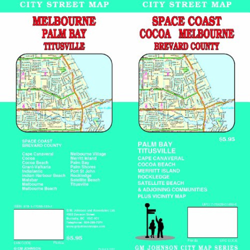 [DOWNLOAD] EBOOK 📍 Space Coast, Florida / Cocoa / Melbourne / Brevard Co. Street Map