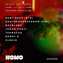 Baby Bear Melodic Techno Live X HOMO - May 2024