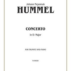 VIEW KINDLE 📬 Trumpet Concerto: B-Flat Cornet (Trumpet) Solo (Kalmus Edition) by  Jo