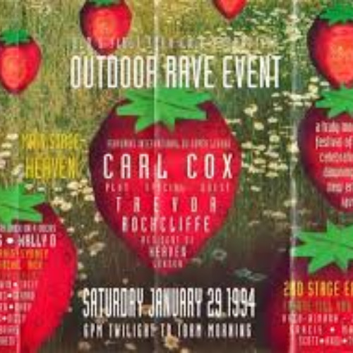 Carl_Cox @ Strawberry Fields QLD, Australia January 1994