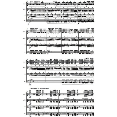Pawel Strzelecki: 3. Finale [String Quartet No. 20 "No End" (2024), 20 ca.