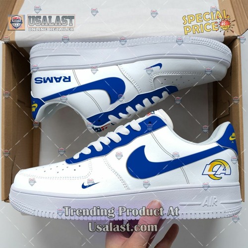 Stream NFL Los Angeles Rams Custom Nike Air Force Sneakers by row famous Listen online for free on SoundCloud