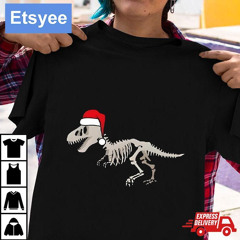 T-rex Skeleton Merry Christmas Shirt