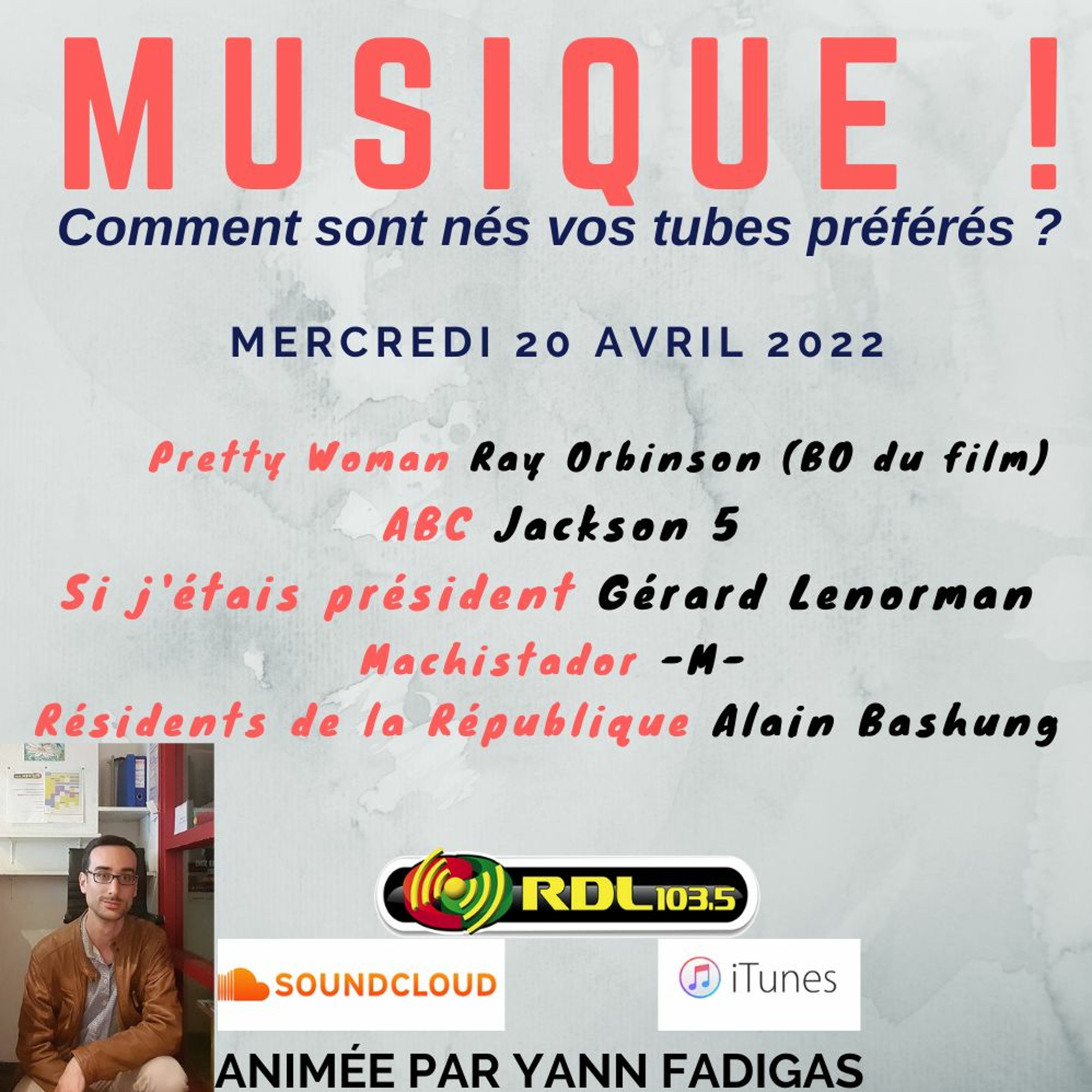 MUSIQUE ! 134 - 20 04 22 - "ABC" (Jackson 5) / "Si j'étais président" (Lenorman) / Bashung / M episode artwork