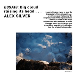 Essai: Big cloud raising its head