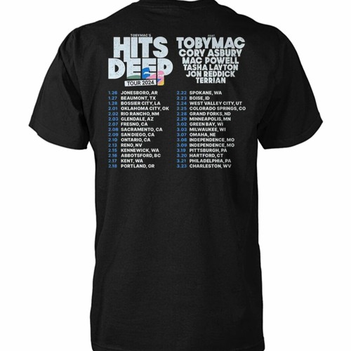 TobyMac Hits Deep Tour 2024 Shirt