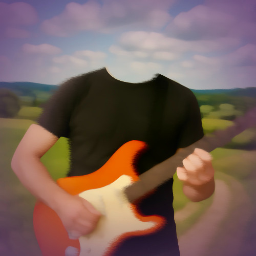 Slightly Distorted Headless Guitar Loop 120bpm