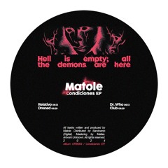Premiere: Matole - Relativo (ORB004)
