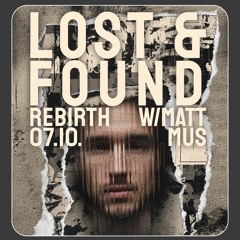 Disscut B2B Hammerschmidt @ Lost & Found REBIRTH w/ MATT MUS - Fundbureau Hamburg