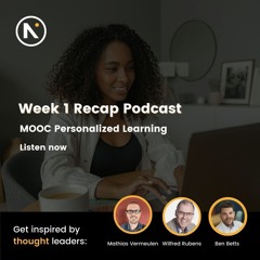 Recap Week 1 MOOC Personalized Learning