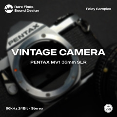 Pentax MV1 35mm SLR Camera Sound Effects Demo