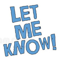 let me know!