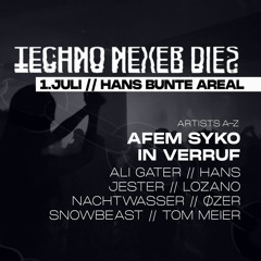 @ Hans-Bunte Areal // Techno Never Dies 01.07.2023