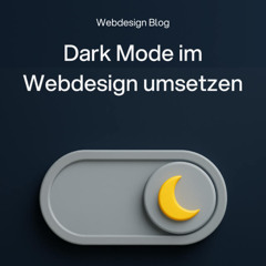 Blogbeitrag Darkmode Webdesign