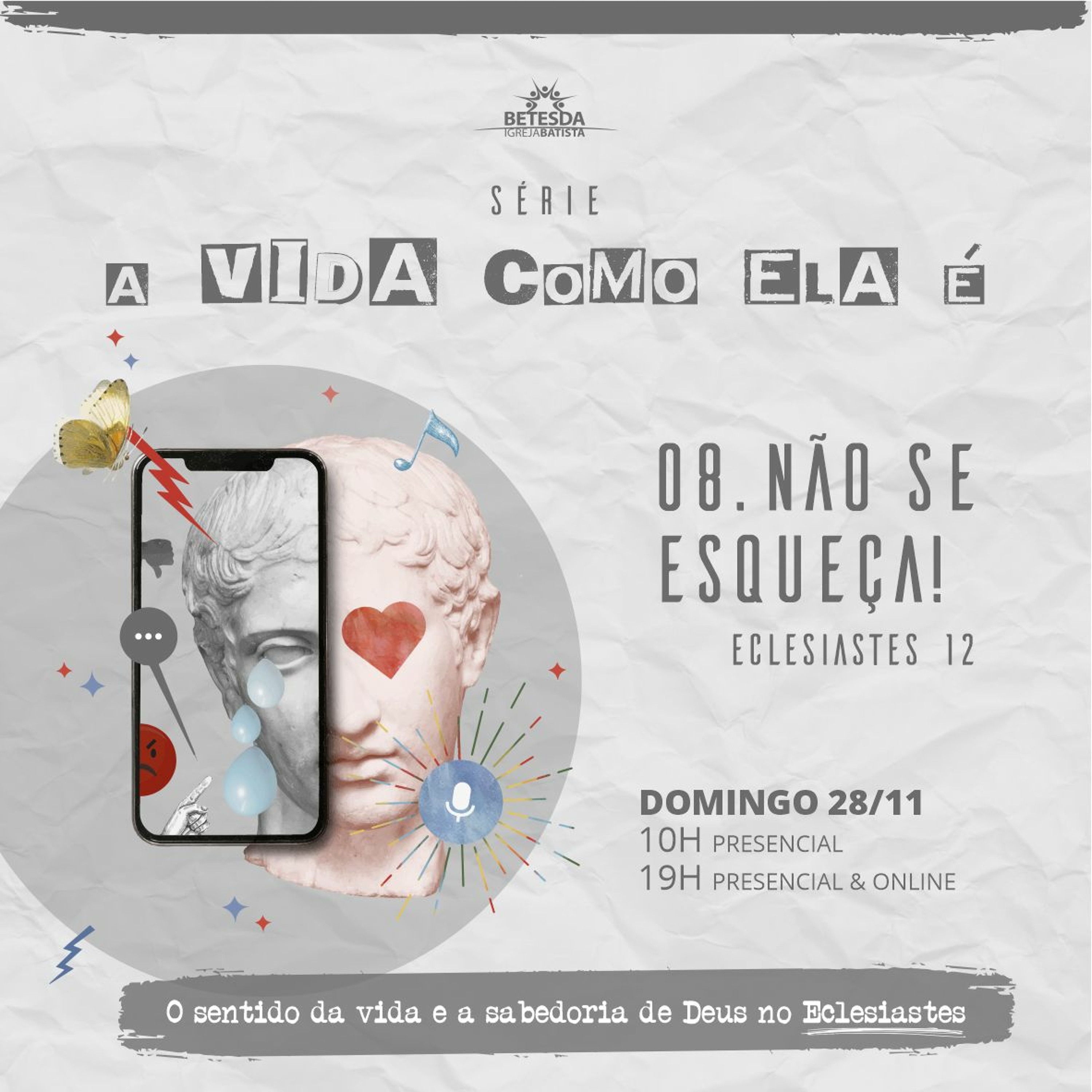 8. Não se esqueça! | Eclesiastes 12 - Pr. Ricardo Capler episode artwork