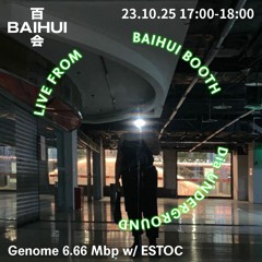 Genome 6.66 Mbp w/ Estoc on Baihui Radio (live from Baihui booth)