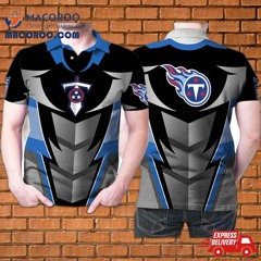 Tennessee Titans Sword Logo 3D Printed Gift For Fan Polo Shirt