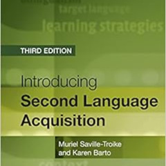 [Free] KINDLE 🖍️ Introducing Second Language Acquisition (Cambridge Introductions to