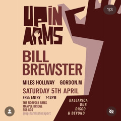 BILL BREWSTER, GORDON M & MILES HOLLWAY | Live at Up In Arms, Marple Bridge, April 25th, 2025