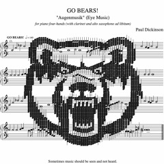 Go Bears-Augenmusik (Eye Music)