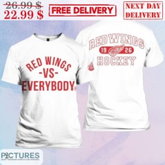 Red Wings Vs Everybody 1926 Hockey Shirt
