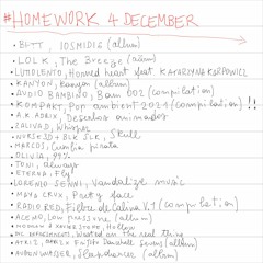 Monthly Homework - December 2020