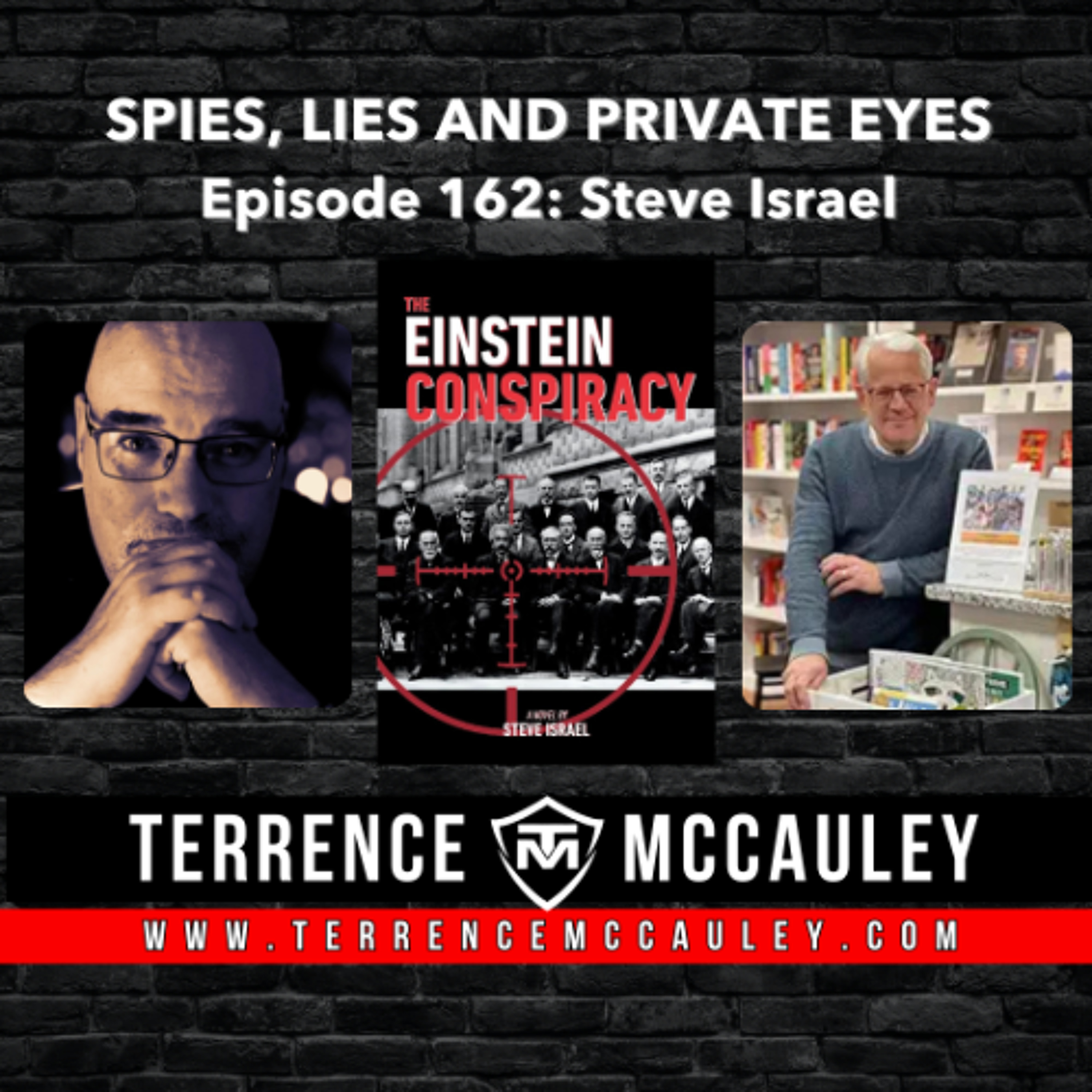 Former US congressman Steve Israel on his new thriller THE EINSTEIN CONSPIRACY episode artwork