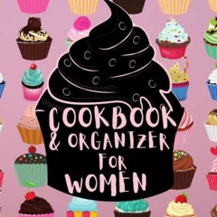 @# CookBook & Organizer For Women, Personalized Cook Journal, Blank Recipe Journal And Organize