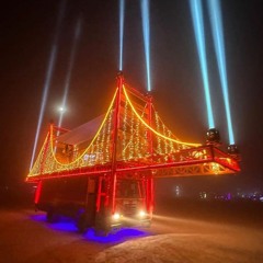 Johnny Collective LIVE On Golden Gate - Burning Man 2023 Twilight Language Art Tour