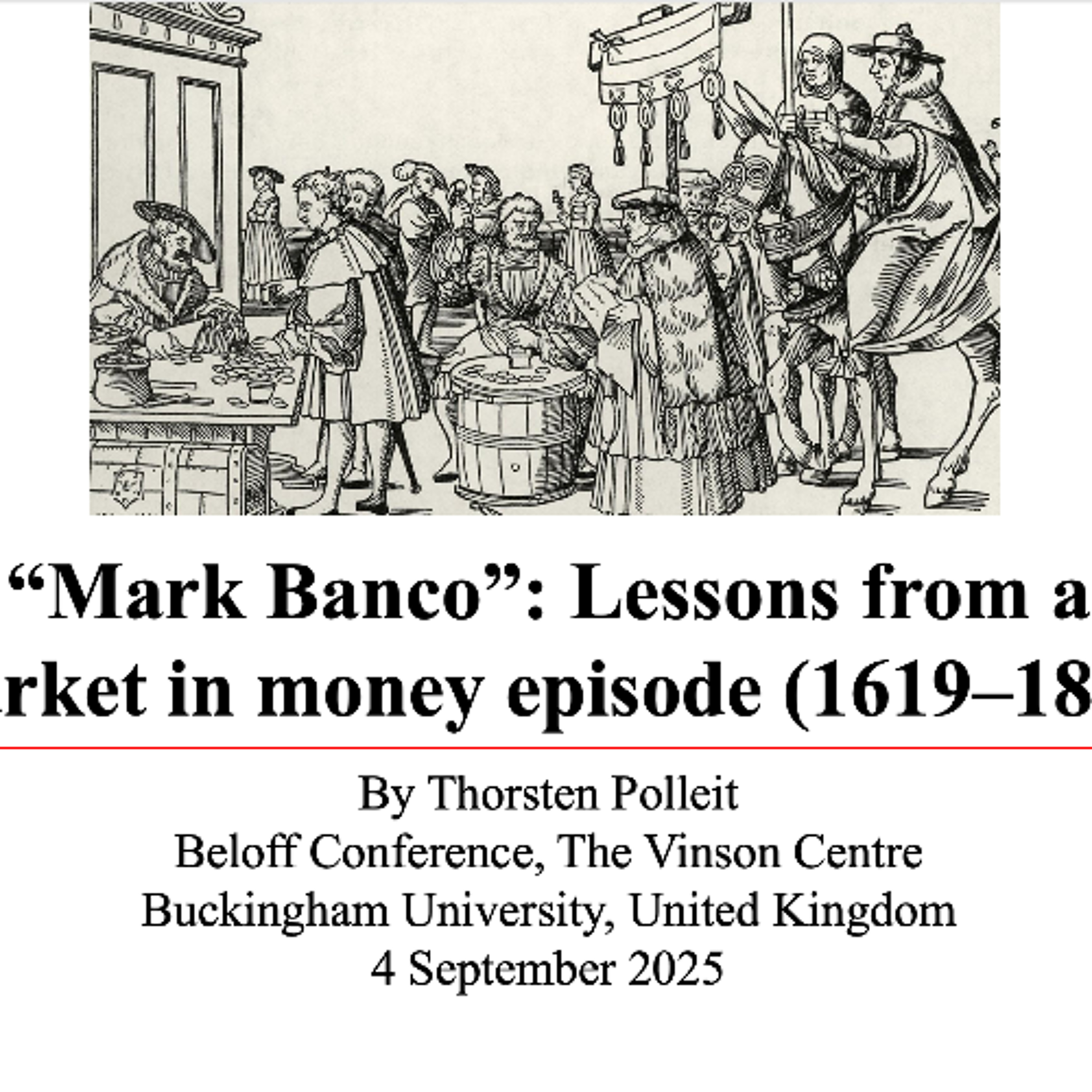 Ep. 379 | The “Mark Banco”: Lessons From a Free Market in Money Episode (1619–1873)