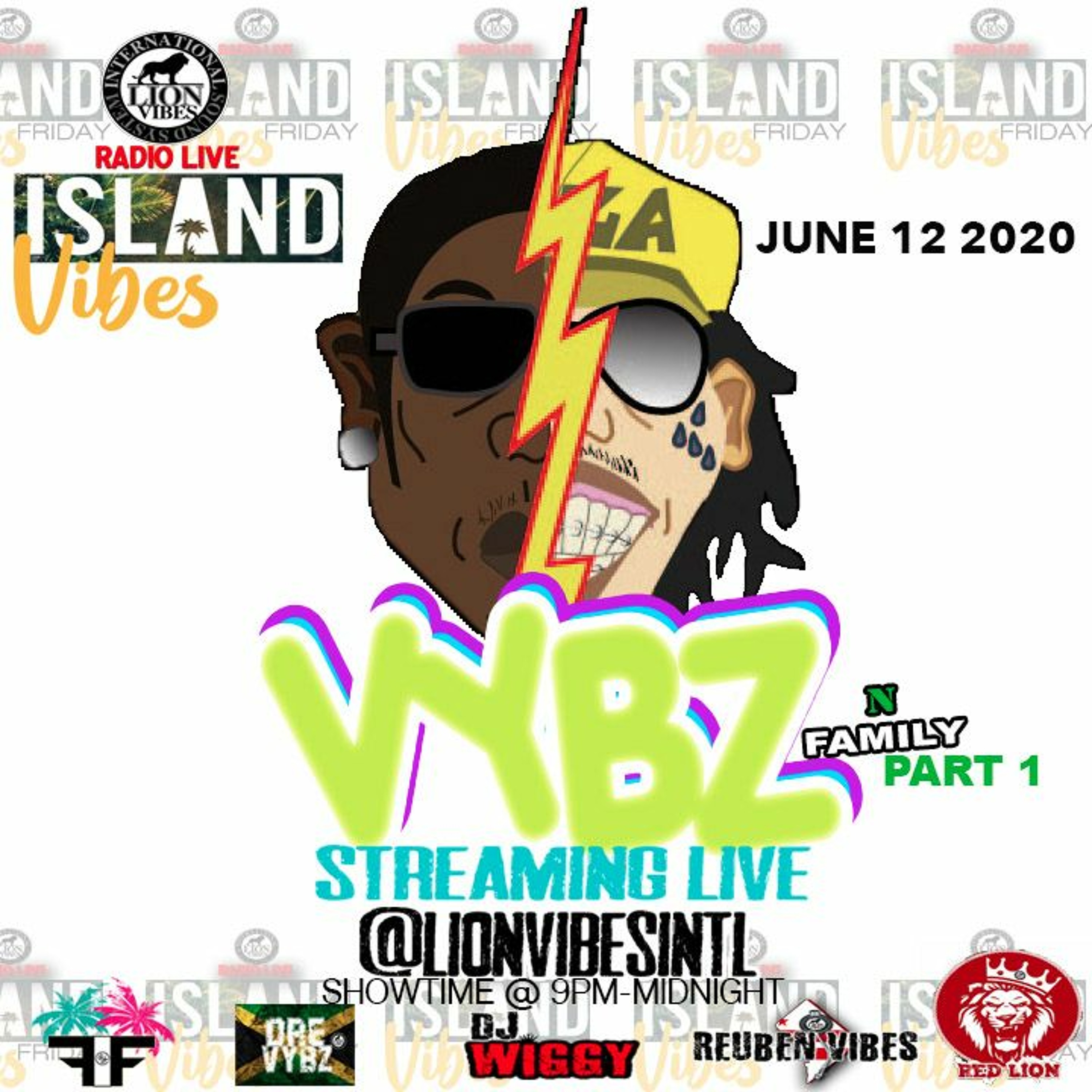 ISLAND VIBES FRIDAYS |VYBZ JUNE 12 2020 | DJ BLAKESTARR DJFIF episode artwork