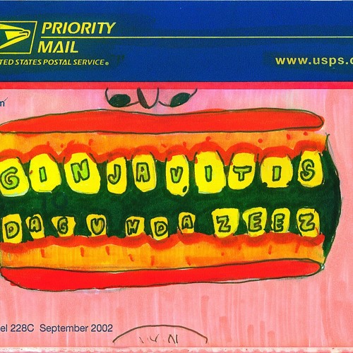 Felt Fire Coming Out Of A Monkey's Head