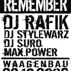 DJ Rafik & DJ Stylewarz at 6 years rmbr Waagenbau Hamburg