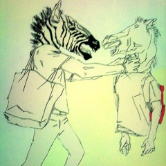 zebra kills horse