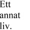 Ett annat liv