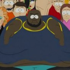 IncrediblyBlack Obese Man