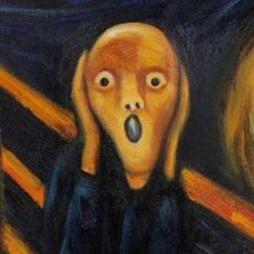 Картина удивленный человек