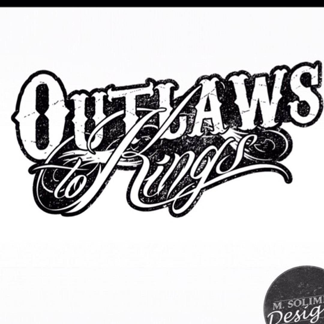 Outlaw tattoo lettering - Bronctattooaus.com