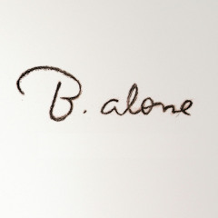 B.alone