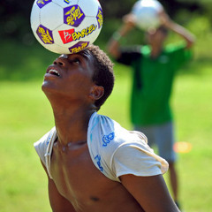 nigga playin soccer